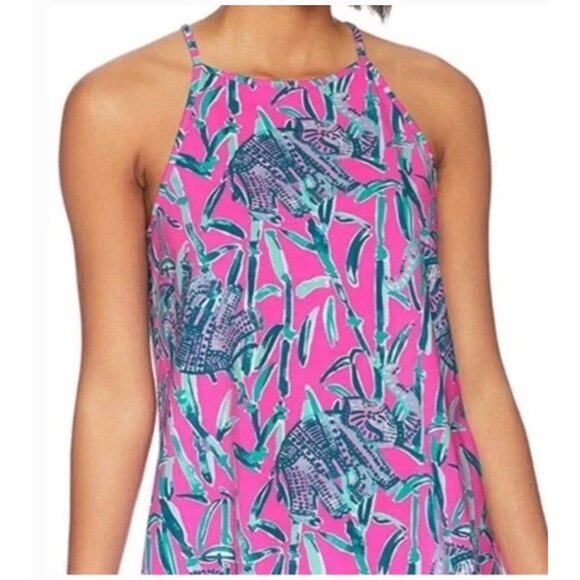 Lilly Pulitzer NWOT Size XS Pink Elephant Sleeveless Top - Picture 1 of 12
